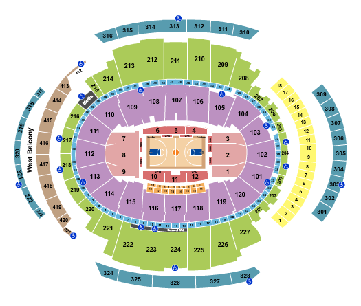 Madison Square Garden Jimmy V Classic Seating Chart